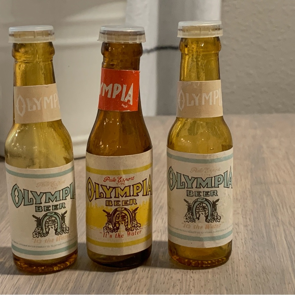 Vintage Olympia Beer *Scarce* Salt & Pepper Shakers